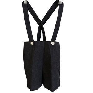 VINTAGE➕Wool Suspender Shorts